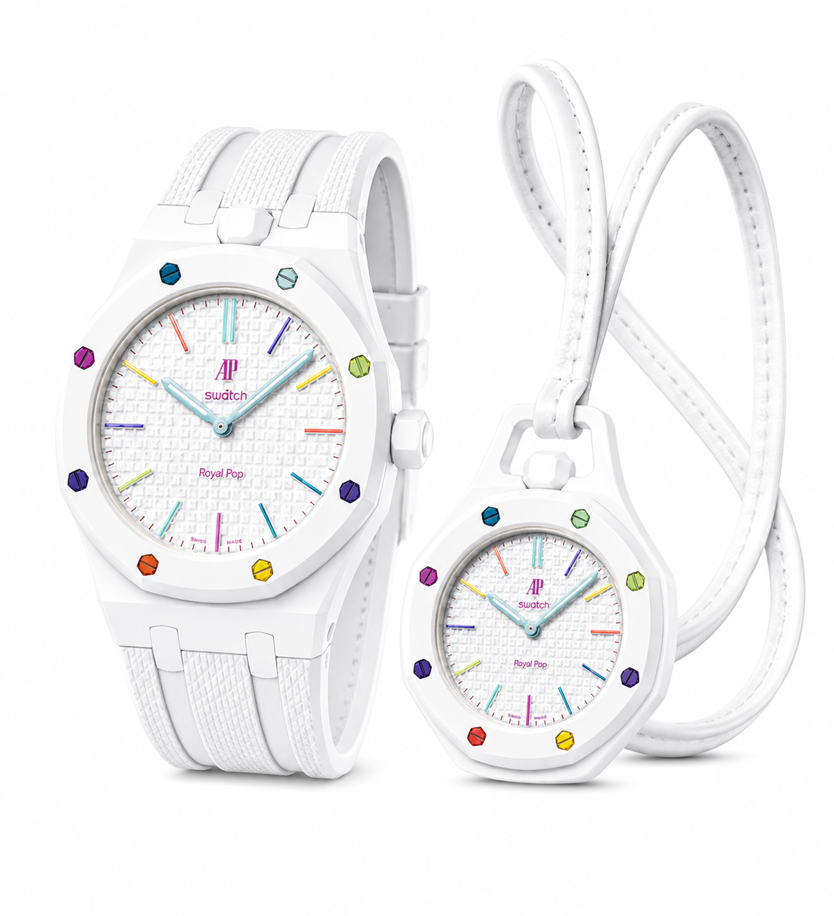 Royal Pop Bundle — WHITE EIGHT (Watch + Bracelet)